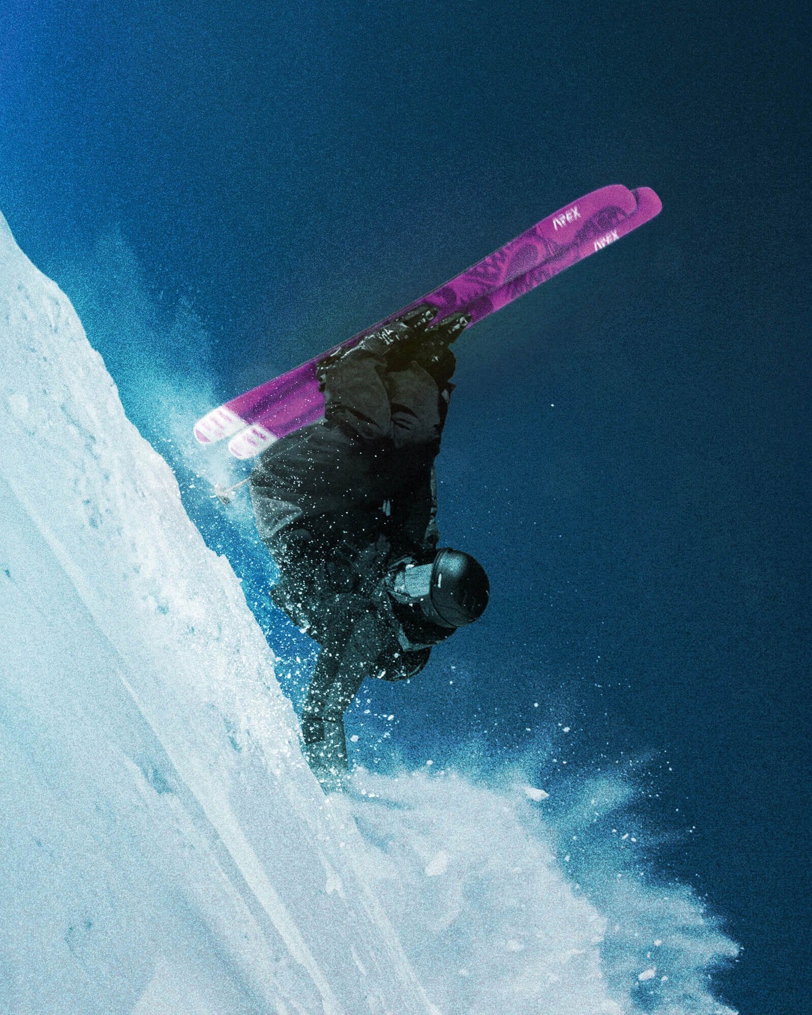 Extrait de l'identité de marque Apex (ski freestyle).